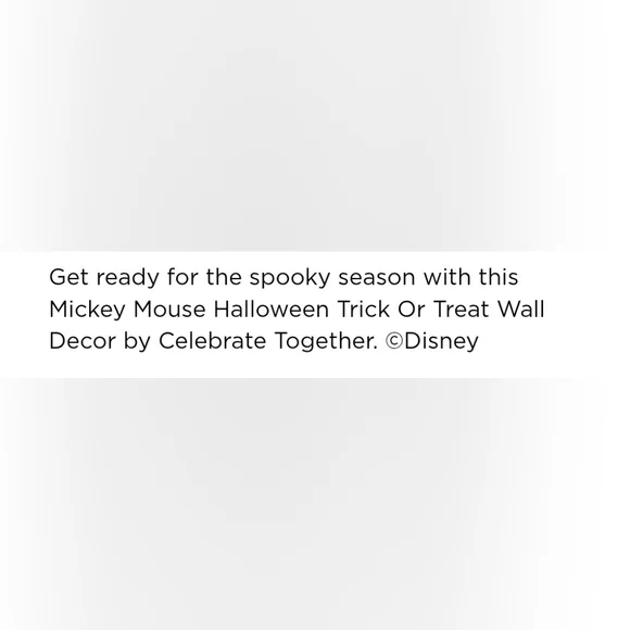 Mickey Mouse Halloween Skeleton Trick or Treat Wall Art - Black Frame NWT. - Picture 10 of 11